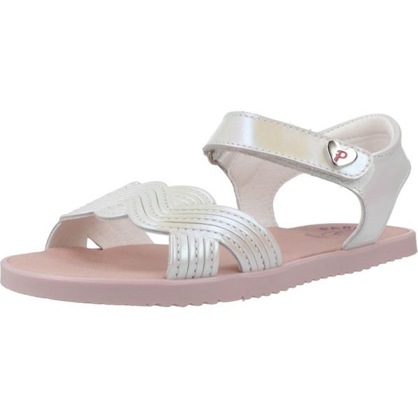 Sandały PABLOSKY 443008P Biały. Białe sandały PABLOSKY, bez wzorów, ze skóry, bez obcasa, bez zapięcia. Za 185.99 zł.
