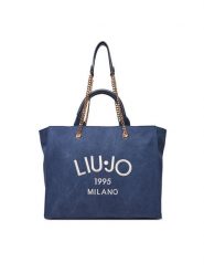 Liu Jo Torebka L Tote AA5004 T6948 Niebieski. Niebieskie shopper Liu Jo, bez wzorów, z materiału, bez dodatków. Za 539.99 zł.