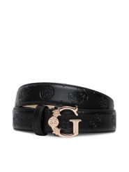 Guess Pasek BW9501 P6430 Czarny. Czarne paski Guess, z aplikacjami, ze skóry. Za 234.99 zł.