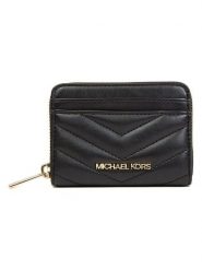 Michael Kors Portfel w kolorze czarnym - 12 x 9 x 2 cm rozmiar: onesize. Czarne portfele Michael Kors, bez wzorów, z materiału. Za 365.48 zł.