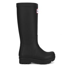 Kalosze Hunter. Czarne kalosze Hunter, bez wzorów. Za 299.99 zł.