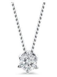 Revoni Złoty naszyjnik z diamentową zawieszką - dł. 45 cm rozmiar: onesize. Szare naszyjniki Revoni, z diamentem, złote. Za 3,131.99 zł.