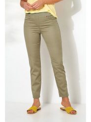 Relaxed by TONI Spodnie w kolorze khaki rozmiar: W21. Brązowe spodnie materiałowe Relaxed by TONI, bez wzorów, z materiału. Za 123.53 zł.