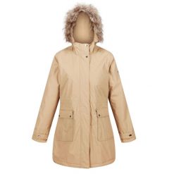 Kurtka Parka Ocieplana Przeciwdeszczowa Damska Sabinka. Brązowe kurtki sportowe Regatta, l, sportowe, bez kaptura. Za 204.99 zł.