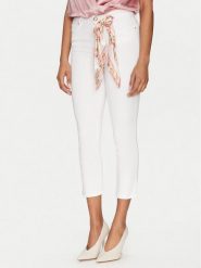 Guess Jeansy W5GA91 W93CM Biały Skinny Fit. Białe jeansy Guess, z aplikacjami. Za 319.99 zł.