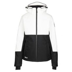 Dlx Jaclyn - Damska kurtka narciarska Dlx White. Białe kurtki narciarskie DLX, bez wzorów, z puchu, bez kaptura, narciarskie. Za 652.99 zł.