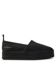 Calvin Klein Jeans Espadryle Platform Espadrille Mix Ml Mtl YW0YW01622 Czarny. Czarne espadryle Calvin Klein Jeans, bez wzorów, z jeansu, bez obcasa, bez zapięcia. Za 219.99 zł.