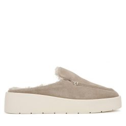 Klapki Calvin Klein. Brązowe klapki Calvin Klein, bez wzorów, bez obcasa. Za 649.99 zł.