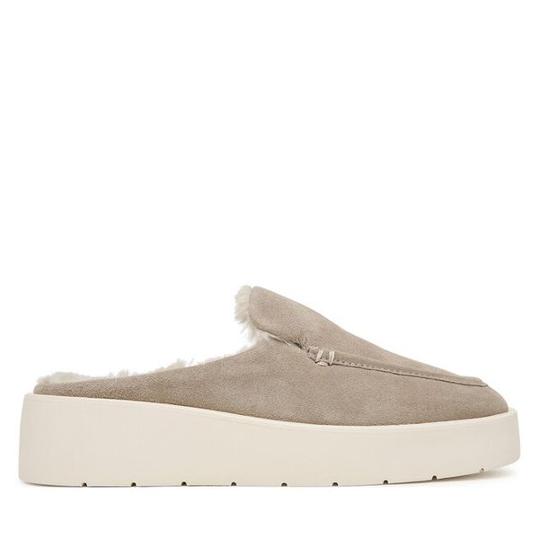 Klapki Calvin Klein. Brązowe klapki Calvin Klein, bez wzorów, bez obcasa. Za 649.99 zł.