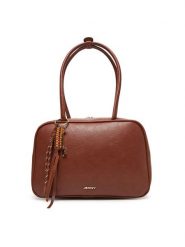 JENNY Torebka C-JNY-M-015-08 Brązowy. Brązowe torebki klasyczne Jenny, bez wzorów, z materiału, bez dodatków. Za 159.99 zł.