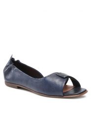 Sandały Lasocki. Czarne sandały Lasocki, bez wzorów, bez obcasa, na słupku, bez zapięcia. Za 189.99 zł.