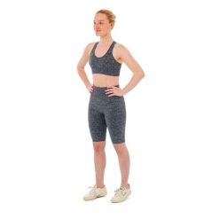 Damski zestaw sportowy Xtreme - spodenki sportowe + top sportowy - Antracyt. Szare obuwie sportowe XTREME SOCKSWEAR, bez zapięcia, na fitness i siłownię. Za 172.99 zł.