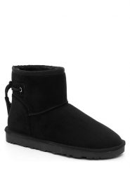 ISLAND BOOT Botki zimowe "Phoebe" w kolorze czarnym rozmiar: 36. Czarne botki Island Boot, na zimę, bez wzorów, z materiału, bez obcasa, bez zapięcia. Za 115.24 zł.