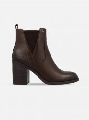 Wrangler Botki "Fioris" w kolorze brązowym rozmiar: 38. Brązowe botki Wrangler, bez wzorów, bez obcasa, bez zapięcia. Za 224.95 zł.