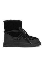 DeeZee Śniegowce DZ-AW16 Czarny. Czarne trapery i śniegowce DeeZee, ze skóry. Za 299.99 zł.
