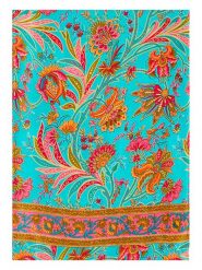 Aller Simplement Szal w kolorze turkusowo-pomarańczowym - 180 x 50 cm rozmiar: 180x50 cm. Brązowe szaliki Aller Simplement, bez wzorów, z materiału. Za 17.99 zł.