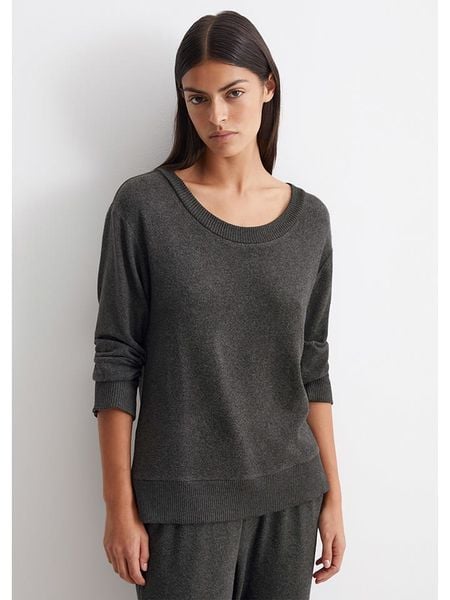 Marc O´Polo Bodywear Sweter w kolorze antracytowym rozmiar: M. Czarne swetry m, bez wzorów, bez ramiączek. Za 159.95 zł.