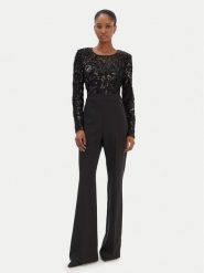 Rinascimento Kombinezon CFC0126410003 Czarny Regular Fit. Czarne sukienki Rinascimento, xs, bez wzorów, z syntetyku, bez kołnierzyka, bez ramiączek. Za 699.99 zł.