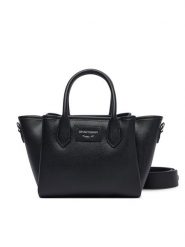 Emporio Armani Torebka EW002328 AF17799 Czarny. Czarne torebki klasyczne Emporio Armani, bez wzorów, ze skóry, bez dodatków. Za 1,464.00 zł.