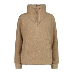 Kobieca bluza półzipowana CMP. Brązowe bluzy sportowe CMP, na zimę, bez wzorów, bez kaptura. Za 347.00 zł.