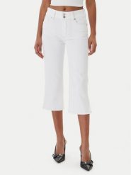 Guess Jeans Jeansy W6GA2G D0131 Biały Regular Fit. Białe jeansy Guess Jeans, z aplikacjami. Za 379.99 zł.