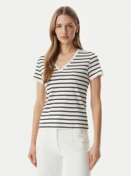 Morgan Bluzka 261-DIEGO Biały Regular Fit. Białe bluzki Morgan, l, bez wzorów, z bawełny, bez kołnierzyka, bez ramiączek. Za 129.99 zł.