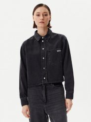 Calvin Klein Jeans Kurtka jeansowa J20J225517 Czarny Relaxed Fit. Czarne kurtki Calvin Klein Jeans, xl, bez wzorów, z bawełny, bez kaptura. Za 209.99 zł.
