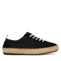 Espadryle EMU Australia. Czarne espadryle EMU Australia, bez wzorów, bez obcasa, bez zapięcia. Za 338.99 zł.