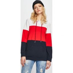 Haily's - Bluza. Czerwone bluzy Haily's, l, bez wzorów, z bawełny, z kapturem. W wyprzedaży za 59.90 zł.