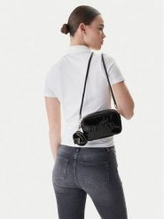 Guess Torebka J5BZ33 W3070 Czarny. Czarne listonoszki Guess, z aplikacjami, ze skóry, bez dodatków. Za 157.99 zł.