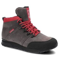 Szare Trzewiki Nagaba Damskie Wygodne Obuwie. Szare botki Nagaba, z nubiku, trekkingowe. Za 259.00 zł.