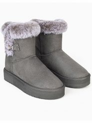 ISLAND BOOT Botki zimowe "Mooseland" w kolorze szarym rozmiar: 41. Szare botki Island Boot, na zimę, bez wzorów, bez obcasa, bez zapięcia. Za 158.47 zł.