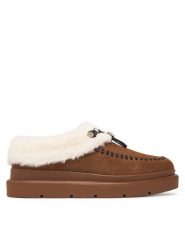 Guess Śniegowce FLFKEY LEA19 Brązowy. Brązowe trapery i śniegowce Guess, ze skóry. Za 584.99 zł.
