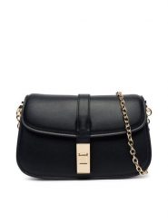 Tommy Hilfiger Torebka Th Heritage Chain Crossover AW0AW19319 Czarny. Czarne torebki klasyczne TOMMY HILFIGER, bez wzorów, ze skóry, bez dodatków. Za 529.99 zł.