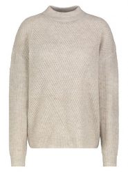 Eight2Nine Sweter w kolorze beżowym rozmiar: XS. Brązowe swetry Eight2Nine, xs, bez wzorów, ze splotem, bez ramiączek. Za 110.45 zł.