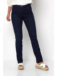 Relaxed by TONI Dżinsy - Slim fit - w kolorze granatowym rozmiar: W38. Niebieskie jeansy Relaxed by TONI, bez wzorów, z podwyższonym stanem. Za 100.99 zł.