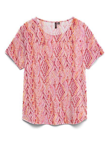 Vero Moda Bluzka w kolorze różowym rozmiar: XS. Różowe bluzki Vero Moda, xs, bez wzorów, z wiskozy, bez kołnierzyka, bez ramiączek. Za 64.95 zł.