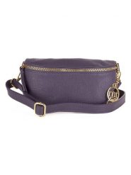 Mia Tomazzi Skórzana saszetka "Perugino" w kolorze fioletowym - 23 x 13 x 2 cm rozmiar: onesize. Różowe torby na ramię Mia Tomazzi, bez wzorów, z materiału, sportowe, bez dodatków. Za 180.06 zł.