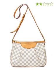 Louis Vuitton Torebka "Siracusa" w kolorze szaro-kremowym - 30 x 22 x 9 cm rozmiar: onesize. Brązowe torby na ramię Louis Vuitton, bez wzorów, z materiału, na ramię, bez dodatków. Za 4,950.99 zł.