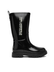 KARL LAGERFELD Kalosze KL47180S Czarny. Czarne kalosze KARL LAGERFELD, bez wzorów, z syntetyku. Za 669.99 zł.