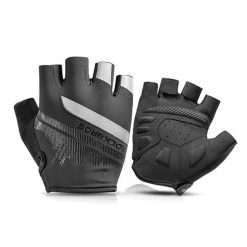 Rękawiczki rowerowe Rockbros. Czarne rękawiczki ROCKBROS, bez wzorów, sportowe. Za 54.99 zł.