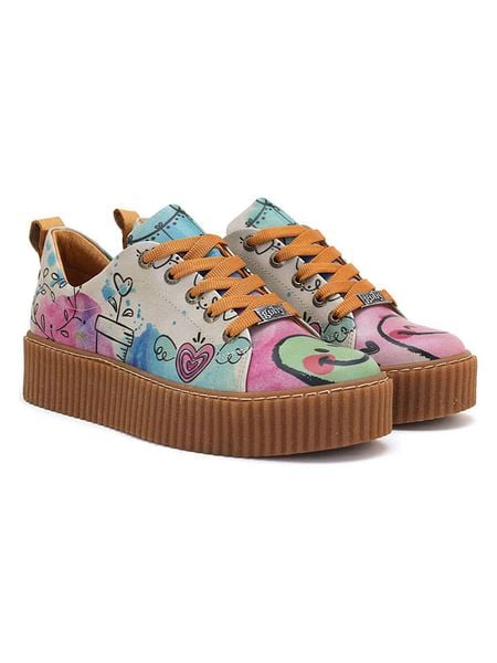 Goby Sneakersy ze wzorem rozmiar: 38. Trampki Goby, bez wzorów, bez zapięcia. Za 210.32 zł.