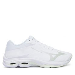 Buty halowe Mizuno. Białe obuwie sportowe Mizuno, bez zapięcia, mizuno wave. Za 539.99 zł.
