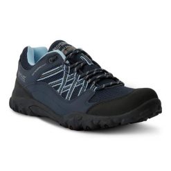 Buty trekkingowe damskie Edgepoint III. Niebieskie trekkingi Regatta, z nubiku. Za 221.00 zł.
