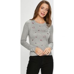 Tally Weijl - Sweter. Szare swetry TALLY WEIJL, m, z aplikacjami, z dzianiny, bez ramiączek. W wyprzedaży za 59.90 zł.