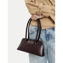 Torebka Nine West. Brązowe torebki klasyczne Nine West, bez wzorów, bez dodatków. Za 179.99 zł.
