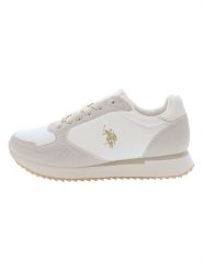 U.S. Polo Assn. Sneakersy w kolorze kremowo-białym rozmiar: 37. Białe trampki U.S. Polo Assn., bez wzorów, bez zapięcia. Za 193.70 zł.