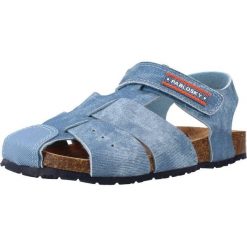 Sandały PABLOSKY 505840 Niebieski. Niebieskie sandały PABLOSKY, bez wzorów, z syntetyku, bez obcasa, bez zapięcia. Za 109.99 zł.