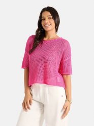 LIEBLINGSSTÜCK Sweter w kolorze różowym rozmiar: 40. Różowe swetry LIEBLINGSSTÜCK, bez wzorów, bez ramiączek. Za 294.95 zł.