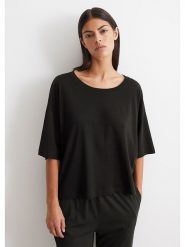 Marc O´Polo Bodywear Koszulka w kolorze czarnym rozmiar: L. Czarne koszulki polo l, bez wzorów, z bawełny, bez kołnierzyka, bez ramiączek. Za 92.42 zł.